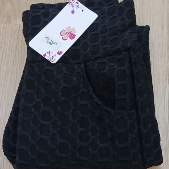 6 Athletic Lined Tic-Toc /Winter Warm Leggings  Size S/M - Picture 2 of 6